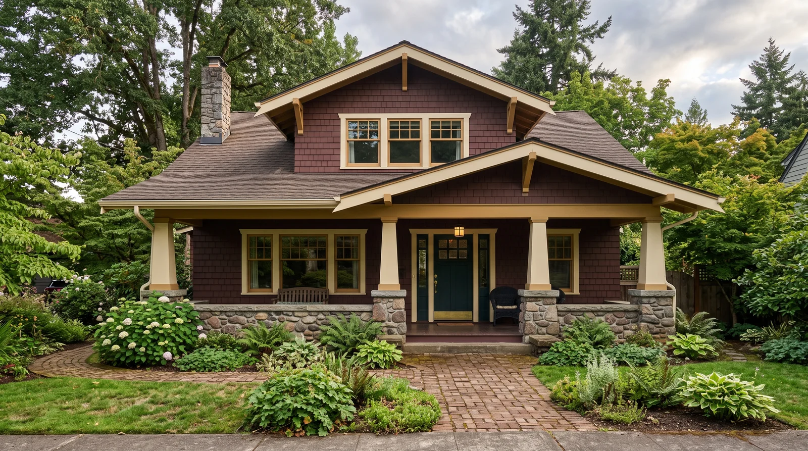 Copper Red Historic Bungalow