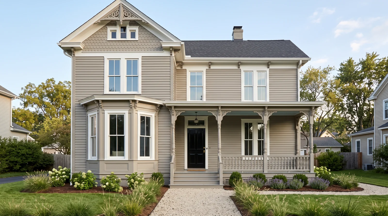 Modern Victorian, One Color Plus Trim