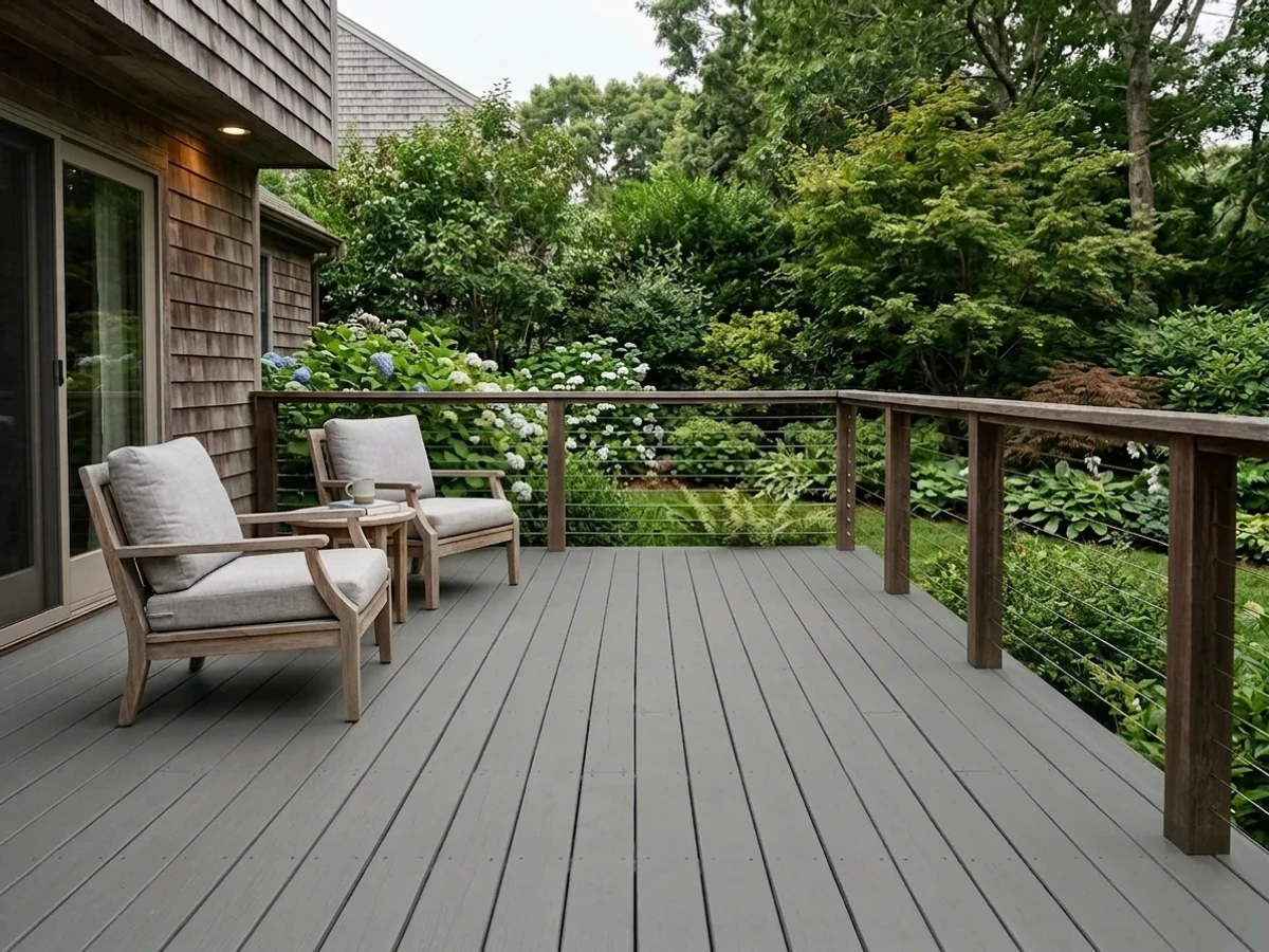 Slate Gray on a deck