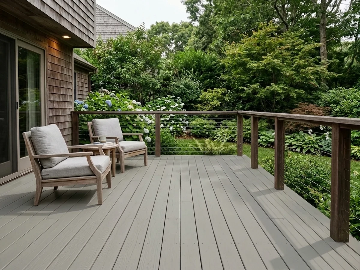 Platinum Gray on a deck