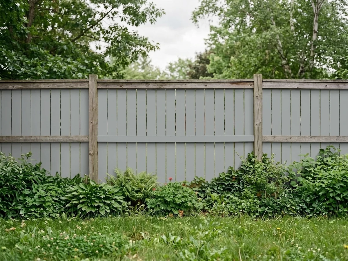 Gull Wing Gray on a fence