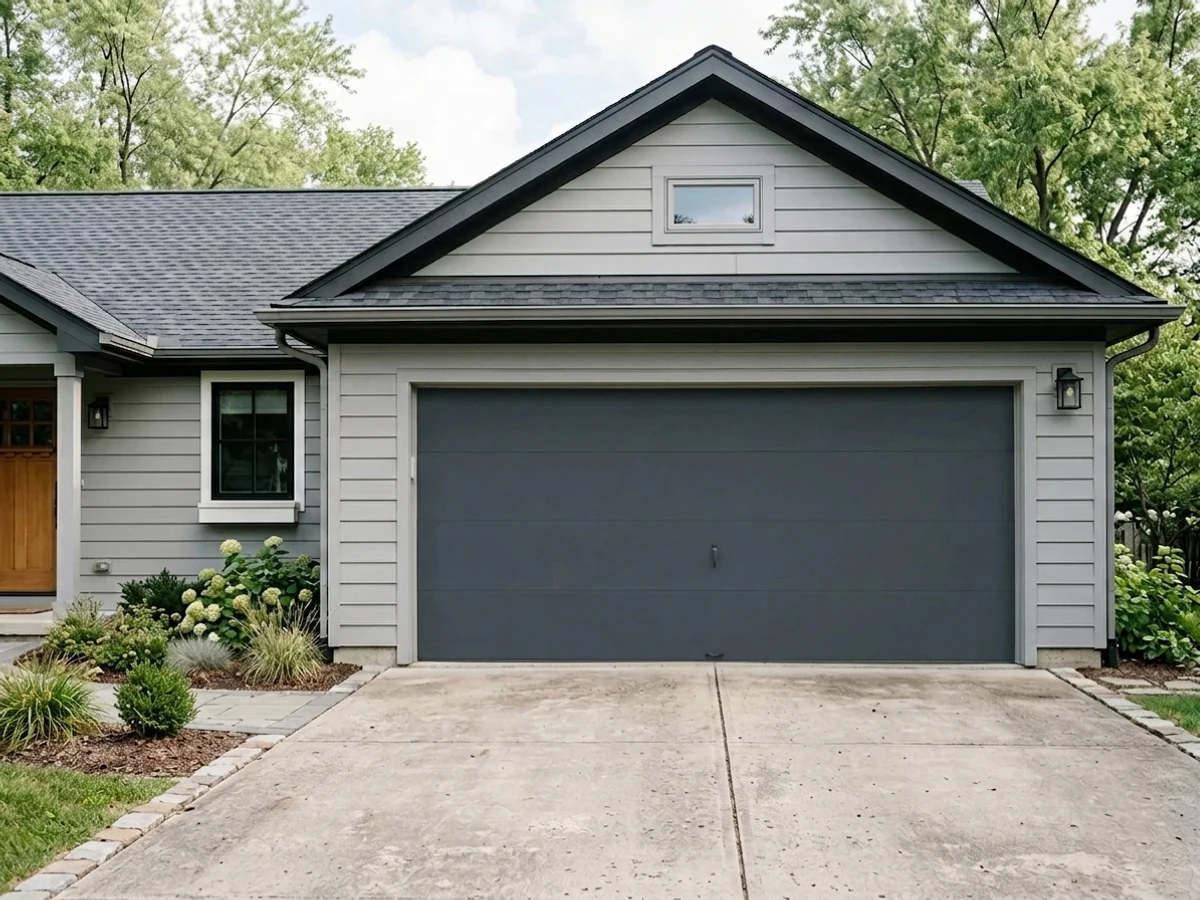 Black Knight on a garage