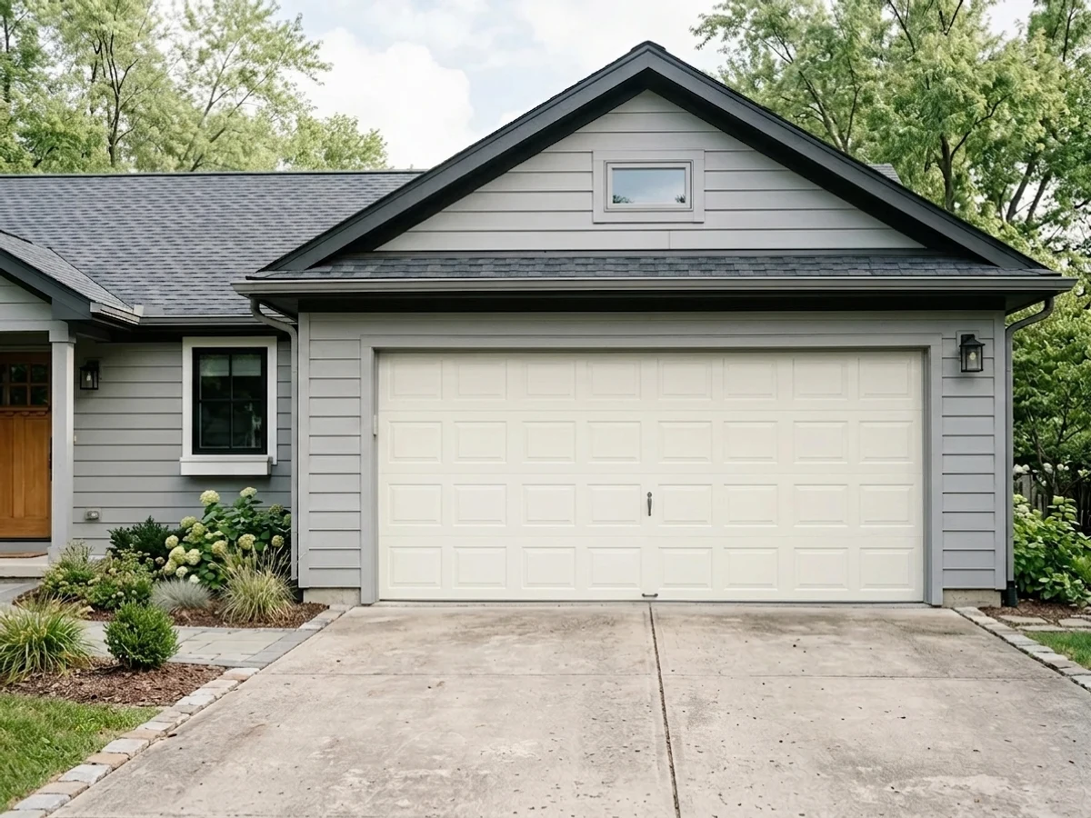 Decorator's White on a garage