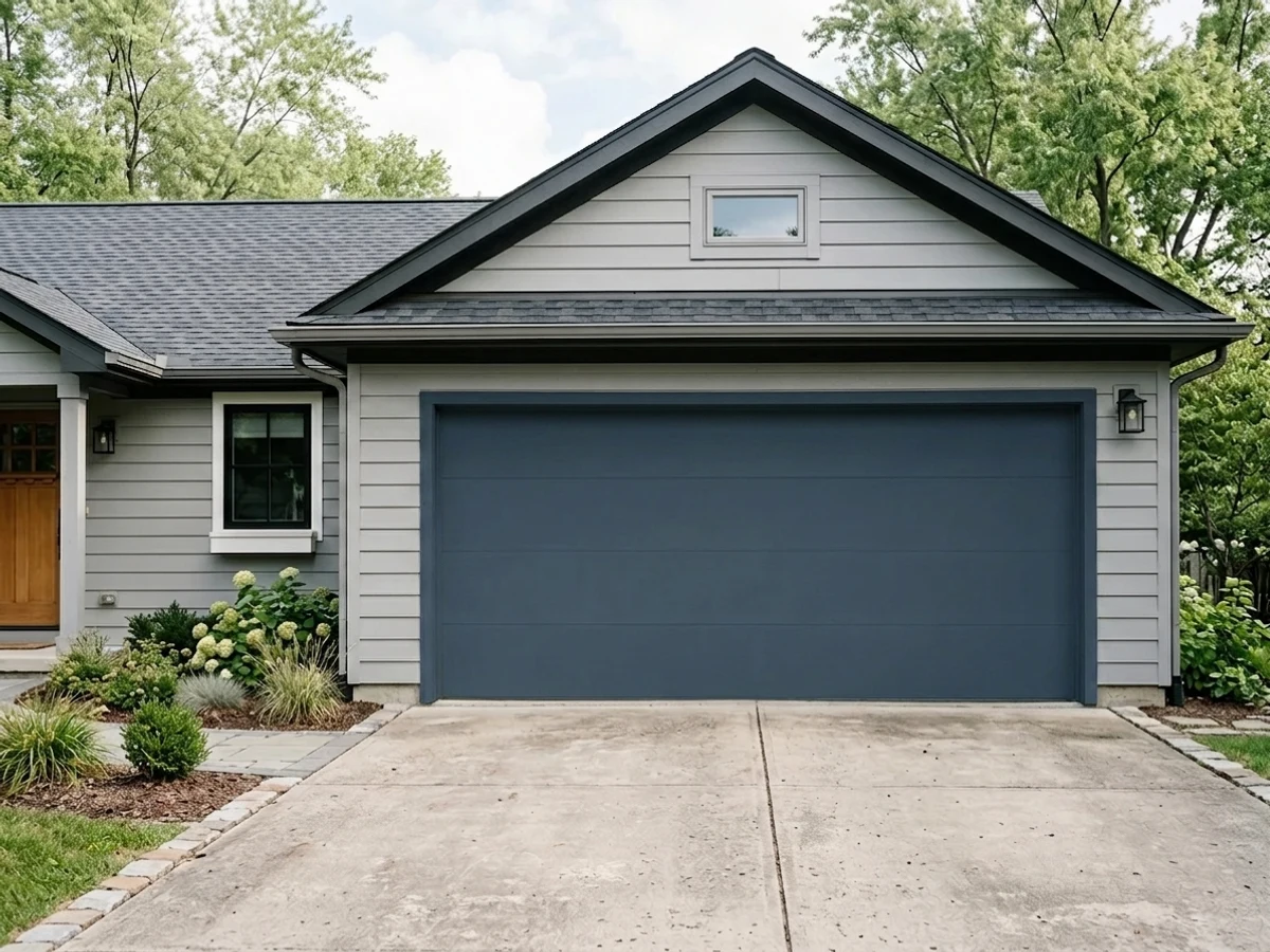 Naval on a garage