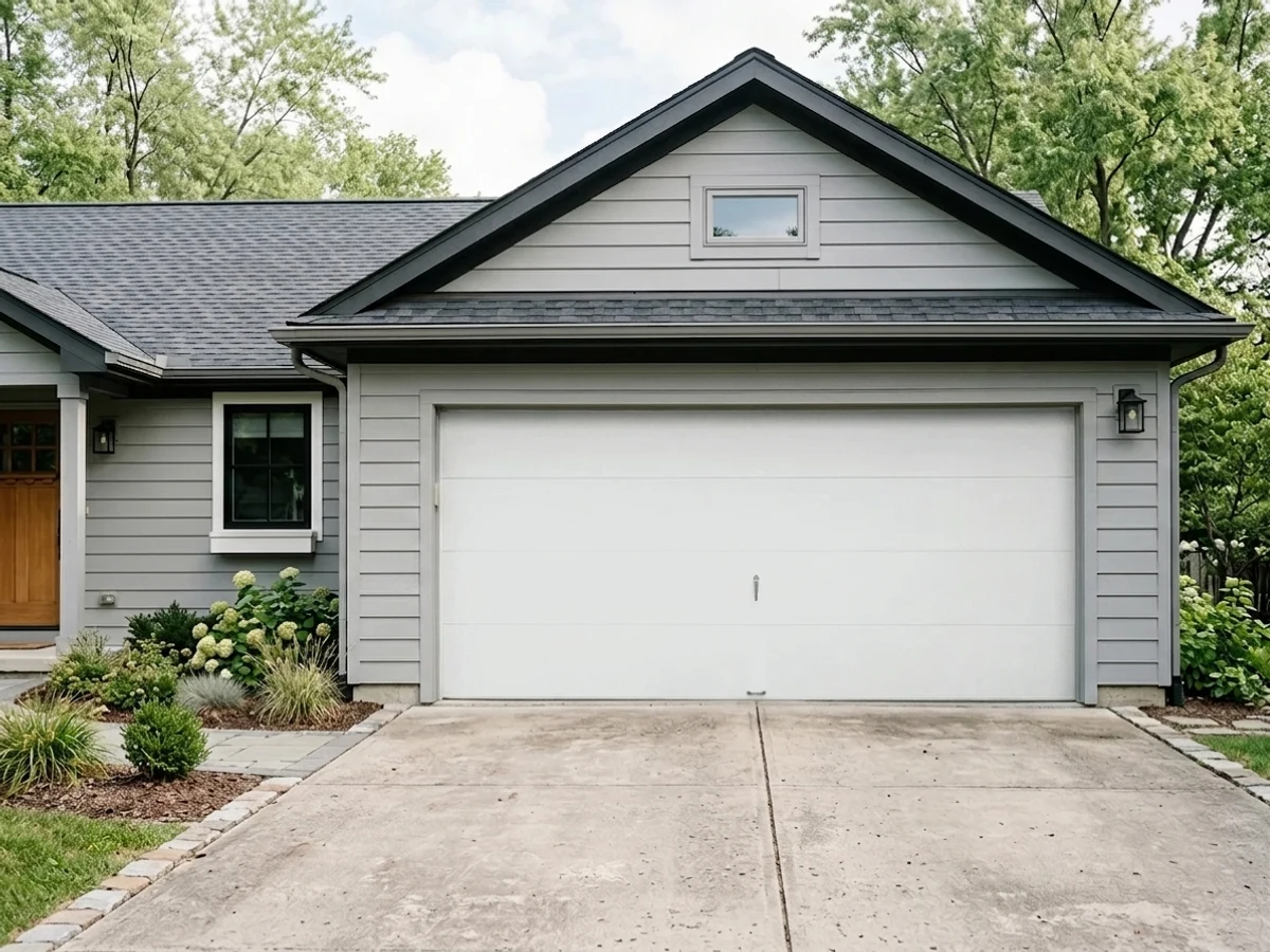 Superwhite on a garage