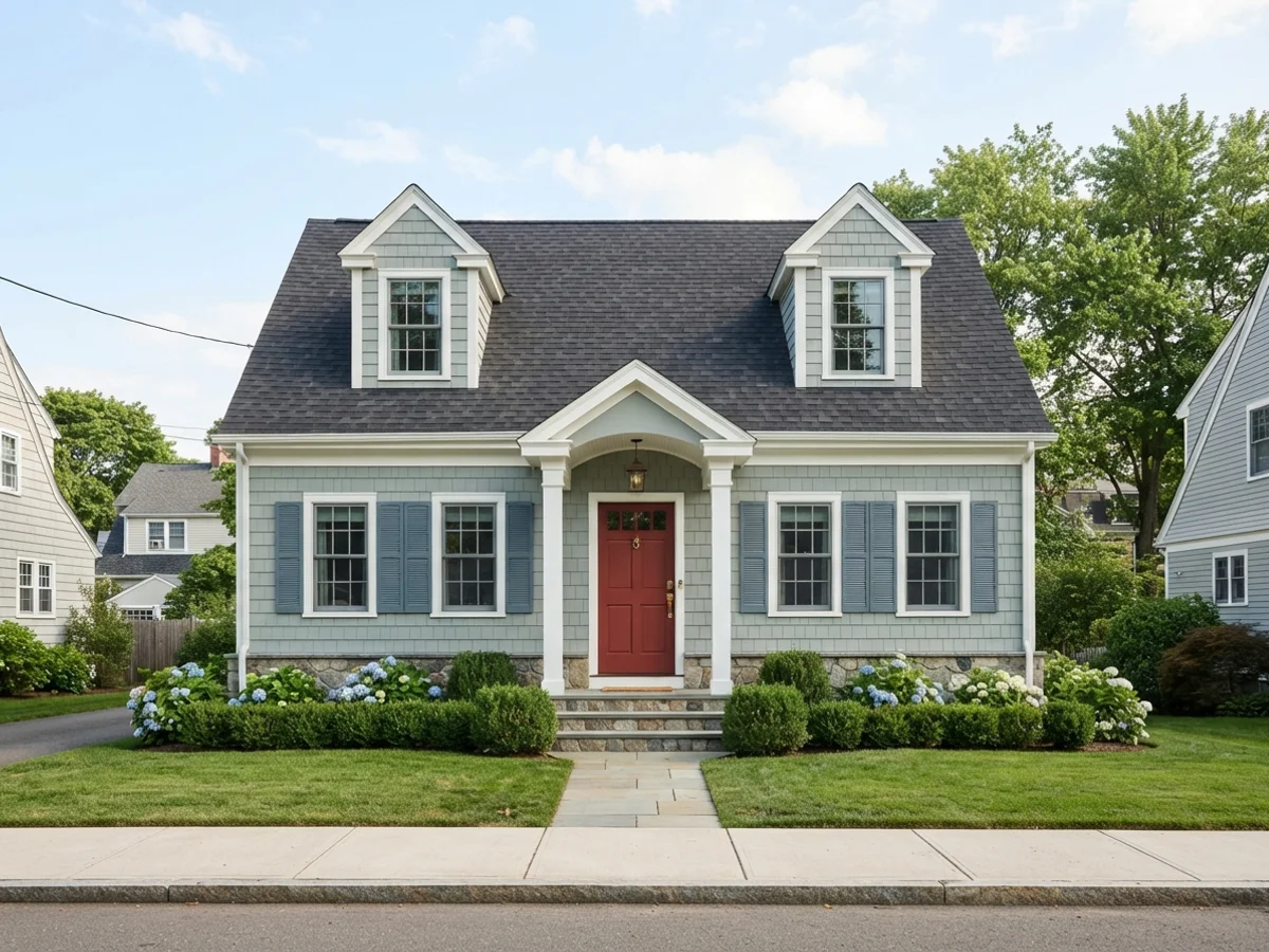 Shingle Blue & White scheme