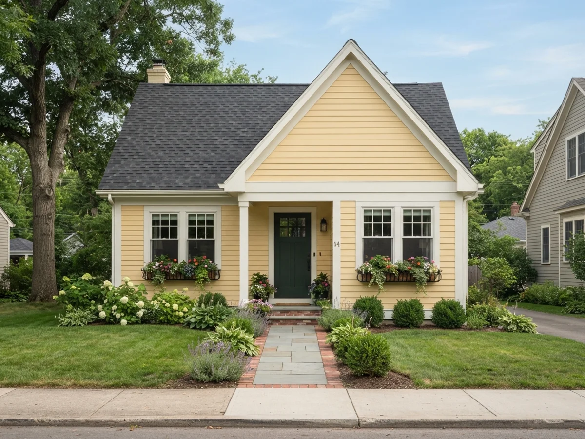 Butter Yellow Cottage cottage scheme