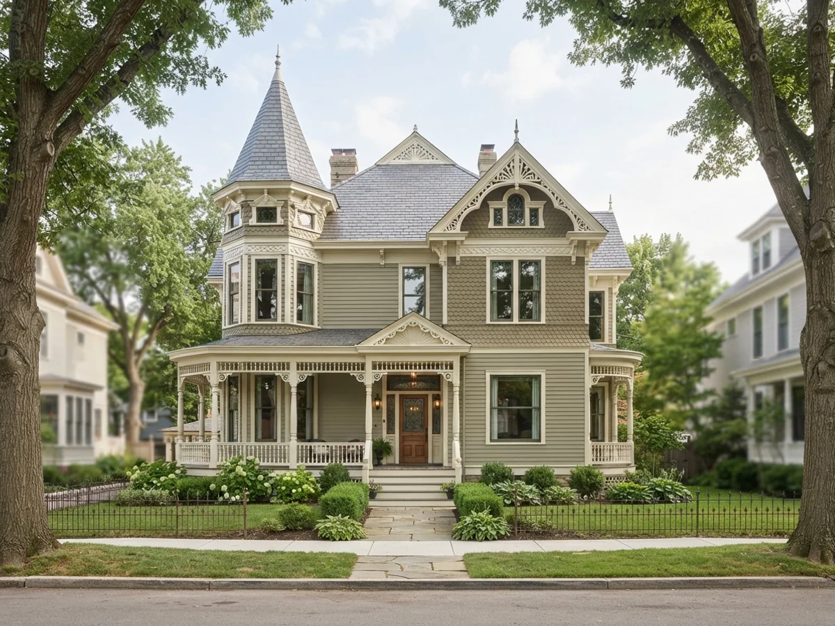 Sage, Olive & Cream victorian scheme